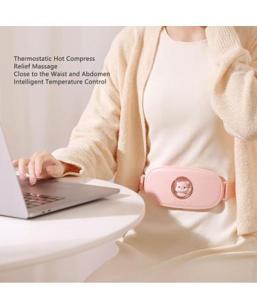 Uterus Belt Heating - Pain Relief Hot Compress & Vibration Waist Belt for Menstrual Comfort (Pink) - International Shipping - Buy Online on GoSupps.com