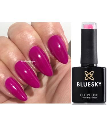 Bluesky Temptation Deep Pink Fuchsia Nail Gel Polish UV LED Soak Off 10ml