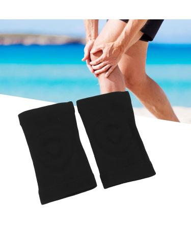 YUYTE Moisturising Compression Knee Sleeve Breathable Black Knee Brace for Meniscus Tear & Arthritis (M) | International Shipping Available - Buy Online on GoSupps.com