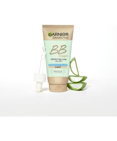 Garnier SkinActive BB Cream Allin1 day cream with hyaluronic acid and aloe vera for combination and oily skin SPF 25 light 50 ml - Buy Online on GoSupps.com