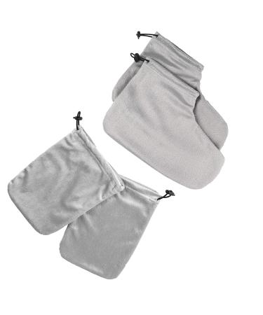 DERCLIVE Paraffin Wax for Feet - Bathing Shoes Gloves & Booties for Thermal Treatment - International Shipping Available - Buy Online on GoSupps.com