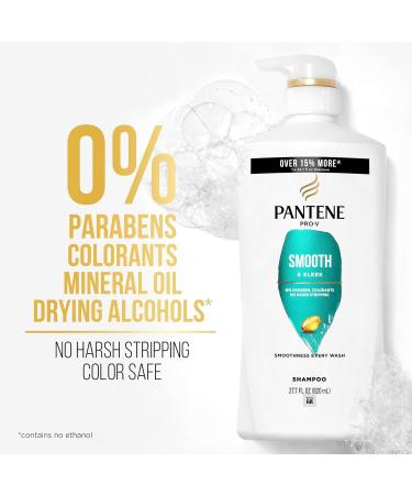 PANTENE PRO-V Smooth & Sleek Shampoo 27.7oz/820mL Unscented 820 ml (Pack of 1) - Buy Online on GoSupps.com
