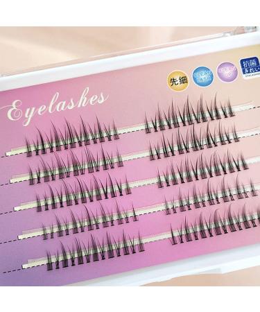 Shop Individual Cluster Lashes - 3D Effect Volume Lashes C Curl 5 Rows Best Eyelash Extensions for Home Makeup - Buy Online on GoSupps.com
