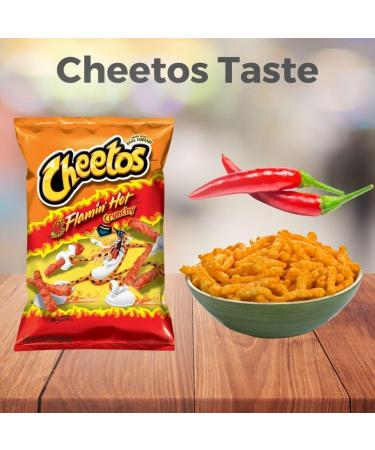 American Cheetos Flamin Hot Crunchy 8oz - 226g - (Pack of 1) - Original American - Party Snack - Extreme Hot Challenge - BIG PACK - BY BLISSIFY - Buy Online on GoSupps.com