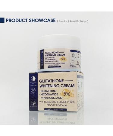 Rubu22a Glutathione Skin Whitening Cream Moisturizer Face Cream for Women Face Cream Deep Hydration Improves Skin Elasticity Smooth Skin 1 - Buy Online on GoSupps.com