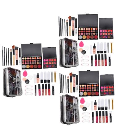 minkissy 3 Sets Women's Makeup Set Multi- Makeup Kit Make up Kit Women Makeup Supplies Cosmetics Supplies Cosmetic Bag Women Accessories Makeup Brush Kit Cosmetic Kit Ladies Suits Abs