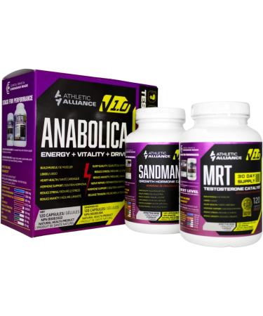 MRT & SANDMAN Day & Night Anabolic Stack - 30 Day Supply - Testosterone Booster - Buy Online on GoSupps.com