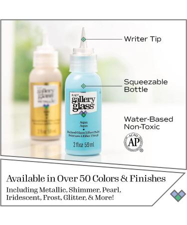 Gallery Glass Jewel Tones PROMOGGJL22 Stained Glass Paint Kit - 8 Piece Set for DIY Arts and Crafts - Buy Online on GoSupps.com