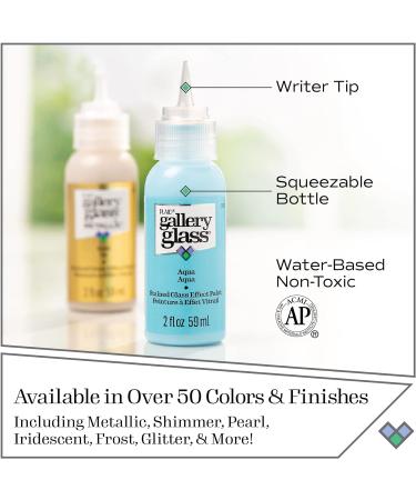 Plaid Gallery Glass Window Color Beginner Set 2oz (8-Pack) - Create Stunning Stained Glass Effects! - Buy Online on GoSupps.com
