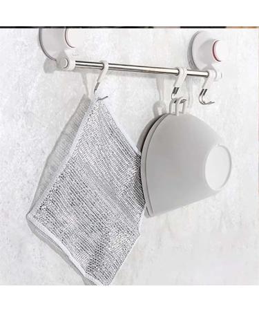 Multipurpose Wire Dishwashing Rags for Wet and Dry Multipurpose Non-Scratch Scrubbing Wire Dishwashing Rags for Dishes Sinks Counters Easy Rinsing (10PCS) - Buy Online on GoSupps.com
