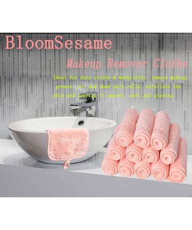 Bloom Microfiber Makeup Removal Cloths - Reusable Facial Cleaning Cloths - 6 Pack in Orange (20x20cm / 8x8inch) - Eco-Friendly Makeup Remover - Buy Online on GoSupps.com