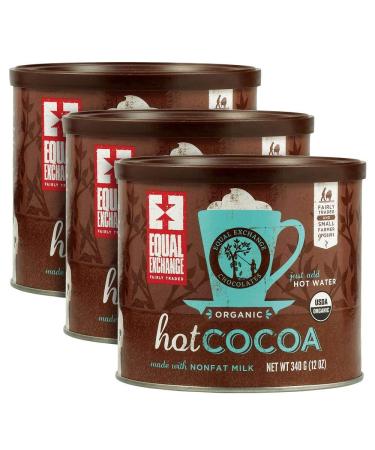 Equal Exchange Hot Cocoa Mix, 12 Ounce (Pack of 3) Cocoa Mix 12 Ounce (Pack of 3)