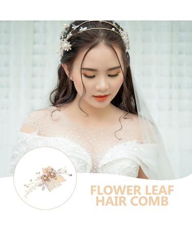 Ipetboom Aesthetic Hair Accessories Hair Comb Alloy Hollow Out Bridesmaid Headgear Hair Comb Wedding - Buy Online on GoSupps.com