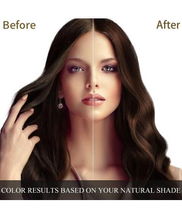 Ivnil Dark Brown Hair Dye Shampoo - Instant Color for Gray Hair - 3 in 1 Formula - 100% Grey Coverage - Herbal Ingredients - 500ML - Buy Online on GoSupps.com
