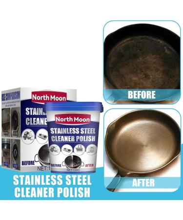 Stainless Steel Cookware Cleaning Household Kitchen Cleaner for Sinks Pans Pots 0.2Lbs Cookware Detergent Stainless Steel Cleaner for Sinks Kitchen for Pots and Pans 100g Bag - Buy Online on GoSupps.com