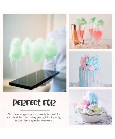 Baking Beauty and Beyond Premium Floss Sugar for Cotton Candy - Cotton Candy Flossing Sugar with Natural Ingredients Perfect for Every Occasion Bulk Floss Sugar 800g - Mojito Flavour - Buy Online on GoSupps.com