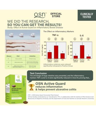 OSN Probiotics for Women Men ActiveGuard 3 Year Japanese Fermented Synbiotic - 17 Strains Prebiotics Postbiotics - Gut Health Digestive Enzymes - 60 Shelf Stable Softgels - Buy Online on GoSupps.com