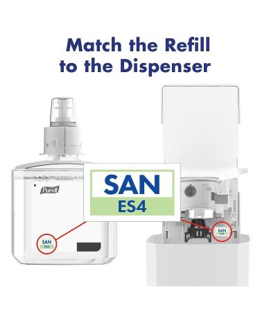PURELL ES4 Push-Style Hand Sanitizer Dispenser White - 1200 mL - Pack of 1 (5020-01) - Buy Online on GoSupps.com
