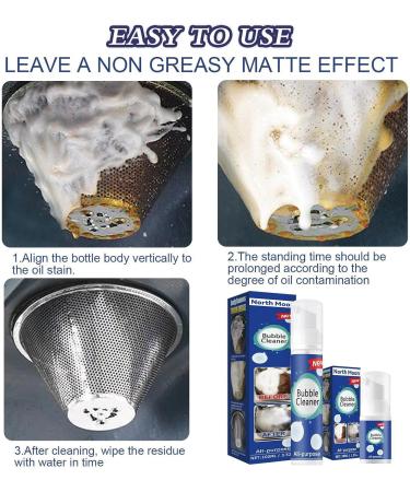 Dfcdcoo Bubble Cleaner North Moon Bubble Cleaner Spray All Purpose Rinse Cleaning Spray Northmoon Bubble Cleaner Foam (100ml/3pcs) - Buy Online on GoSupps.com