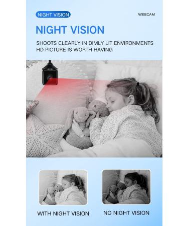 ZHOUCXZDA Hidden Spy Pet Outdoor Camera Wireless Cam Indoor WiFi Body Small Cameras  Dog Home Security Micro Camera Babysitter Surveillance Camera Wireless Security Camera Compatible with Android Black - Buy Online on GoSupps.com