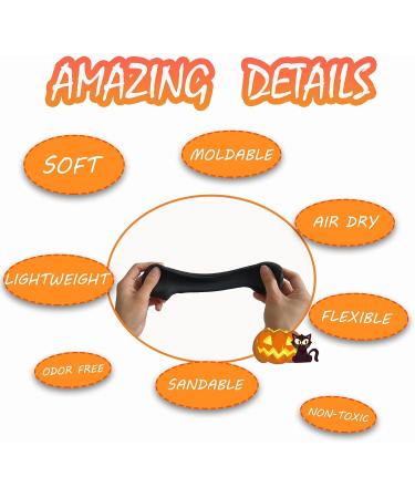 500g Black Foam Clay for Lightweight Sculpting and Cosplay Costumes - Air Dry Moldable Craft Foam - Buy Online on GoSupps.com