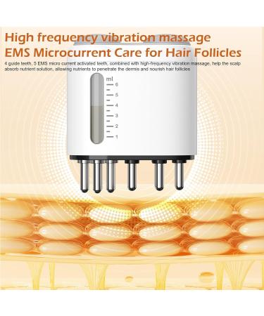 2 in 1 Scalp Massage Brush & Applicator Bottle | Hair Growth Treatment & Waterproof Shampoo Brush - Buy Online on GoSupps.com