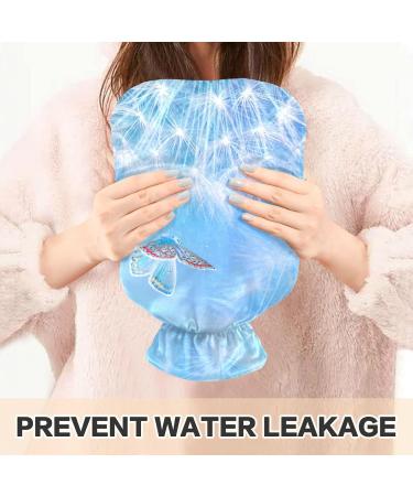 Naanle Hot Water Bottle with Cover - Pustblume Butterfly Design 2L Large for Menstrual Cramps & Pain Relief Heat & Cold Therapy - Buy Online on GoSupps.com