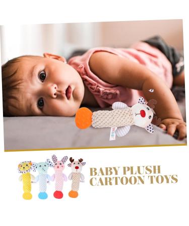 Buy Upkoch 12 STK Interactive Plush Animal Toys - Soft Bell-Weighted Baby Cartoon Toy Set (3 Pieces) - Buy Online on GoSupps.com