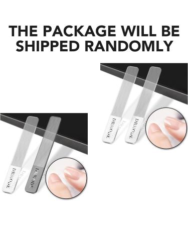 Buy Premium Nail File Set | Glass Nano Nail Files for Natural Nails | Drmode Upgraded Polisher with Case (2 Pieces) - Buy Online on GoSupps.com