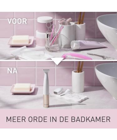 Panasonic ESWM31 in 1 Body & Bikini Kit Epilator Shaver Bikini Trimmer for Women 5 Attachments IPX7 Waterproof Wet & Dry Battery Operated 1 x AA Required White Gold - Buy Online on GoSupps.com