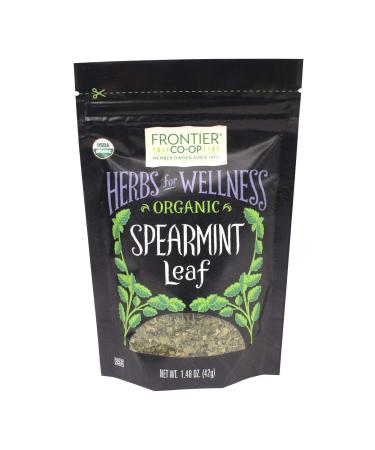 Frontier Co-op Organic Spearmint Leaf 1.48 oz (42 g) - Buy Online on GoSupps.com