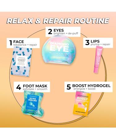 Vitamasques Energy Patches - Boostme Wellness Hydrogel B12 Vitamin Patches for Focus - 3-Pack Cruelty-Free & Gluten-Free - Buy Online on GoSupps.com