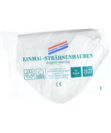 Fripac-Medis Disposable Hair Caps - Double-Walled Smooth 50 Pieces (1 Pack) | Premium Hair Protection for International Shipping - Buy Online on GoSupps.com