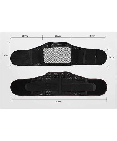 Lower Back Support Belt with Self-Warming Pad - Relief from Pain Cramps & Sciatica for Men & Women | Medium Size - Buy Online on GoSupps.com