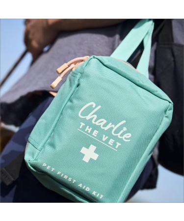 Vet Approved Dog First Aid Kit - Premium Supplies for Emergencies: Thermometer, Bandages, Nail Clippers, Tick Removers & More - Buy Online on GoSupps.com