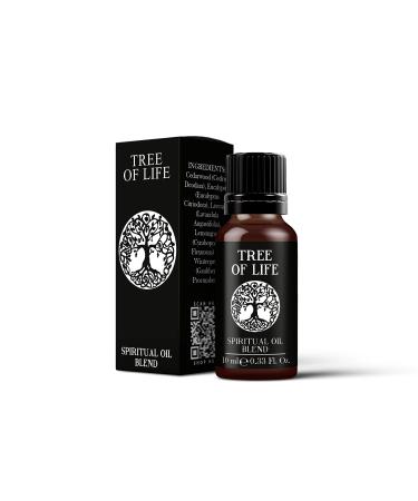 Mystix London | Tree of Life | Spiritual Pure & Natural Essential Oil Blend 10ml - for Diffusers Aromatherapy & Massage Blends | Perfect as a Gift | Vegan GMO Free 0.34 Fl Oz (Pack of 1)
