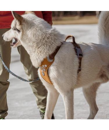 Hurtta Weekend Warrior Harness for Large Dogs - Desert Brown (100-120 cm) - Durable & Comfortable Dog Harness for Outdoor Adventures - Buy Online on GoSupps.com