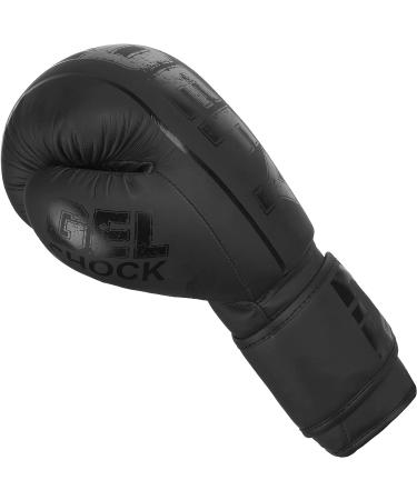 DEFY Boxing Gloves for Men & Women - Premium Quality Synthetic Leather Training Gloves - Ideal for Heavy Bags, Sparring & Fighting - Black 14oz - Buy Online on GoSupps.com