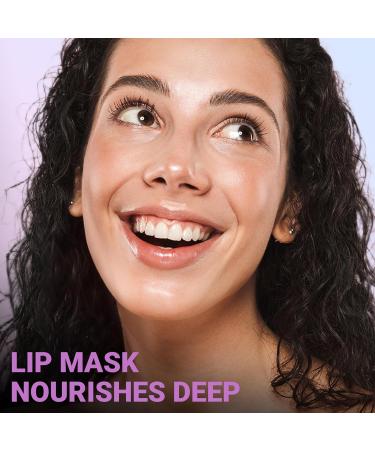 iMethod Lip Mask Overnight - Lip Sleeping Mask for Dry Lips, 8-Hour Hydrating Lip Balm with Hyaluronic Acid, Intense Moisturizing Lip Treatment to Nourish & Repair - Grape 665 Grape - Buy Online on GoSupps.com