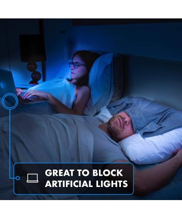 Foldable Eye Cover for Sleeping Pillow - White Pillowcase with Gray Cotton Jersey Mask for Men, Women, Kids - Buy Online on GoSupps.com