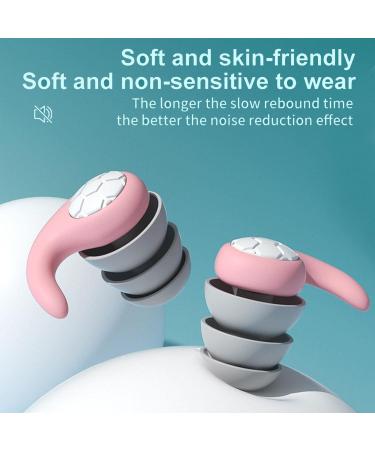 Noise Reduction Plugs Waterproof Silencer Earplugs Three Layers Reusable Waterproof Silicone Hearing Protection with Case for Hulzogul Sensitivity Flower Butterfly Lily:pink - Buy Online on GoSupps.com