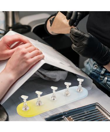 FOMIYES 2 Sets Nail Practice Holder Fake Nails Decor Beauty Nail Stands Convenient Nail Holders Slate Garden Labels Nail Racks for Nail Painting Nail Holders for Nail Art Fixture - Buy Online on GoSupps.com