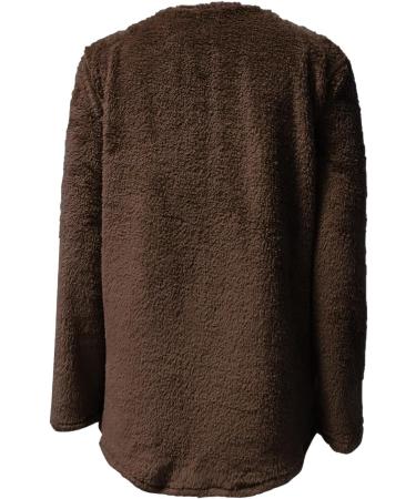 AMhomely Women's Plus Size Double Fleece Hooded Jumper - Coffee, 3XL - Buy Online on GoSupps.com