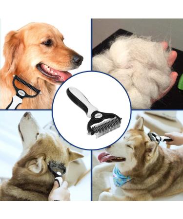 Jaswell Unterfellbr ste Dem Movement - Undercoat Brush for Dogs & Cats with Medium to Long Hair | Tangle-Free Grooming (White) - Buy Online on GoSupps.com