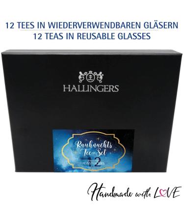 Hallingers Rauhnacht Tea Set - 12 Varieties Vegan & Gluten-Free | Perfect Gift for Mother's Day Father's Day & Special Occasions - Buy Online on GoSupps.com