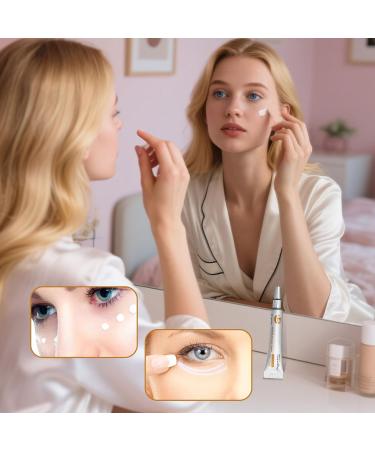  Mimoqk Eye Cream Bag Lotion Hydrating & Nourishing Firming Formula Brightens Dark Circles Mild Lightweight 20 Ml Fast-Absorbing Sensitive-Safe Eye Moisturizer for Home & Outdoors - Buy Online on GoSupps.com