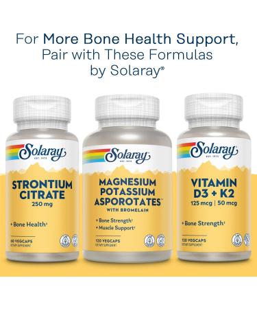 Solaray Calcium Magnesium Zinc 1000/500mg 250ct Vcp - Bone Health Support - Buy Online on GoSupps.com