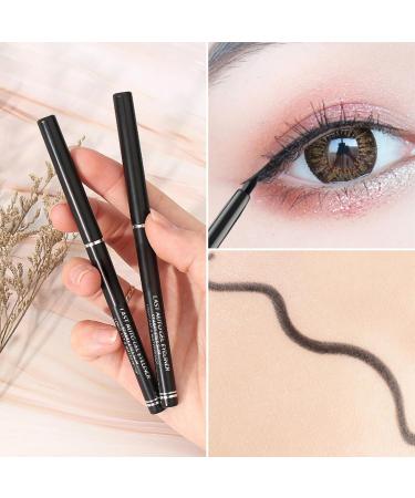 Eyeliner Pencils | Anti-Sweat Eye Liner Long-Lasting Eyeliner Eye Makeup Supplies for Women Girls Pochy Black - Buy Online on GoSupps.com