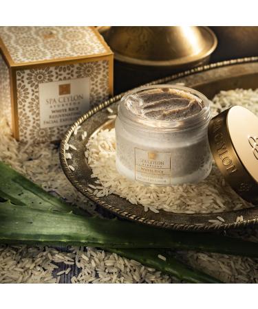 SPA CEYLON White Rice Facial Exfoliator | Gentle Daily Polish for Normal Dry & Sensitive Skin | 100g International Shipping - Buy Online on GoSupps.com