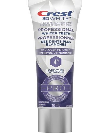 Crest 3D White Toothpaste Professional Ultra White 75 mL - Buy Online on GoSupps.com